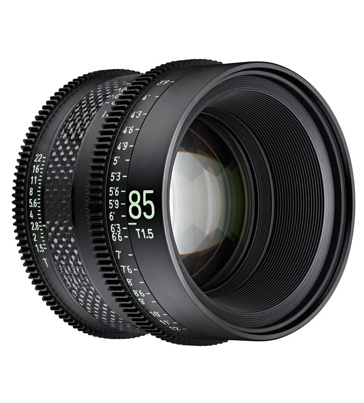 Samyang XEEN CF 85mm T1.5 - Obiettivo per cinema con attacco Sony E, leggero e compatto, ideale per gimbal e droni