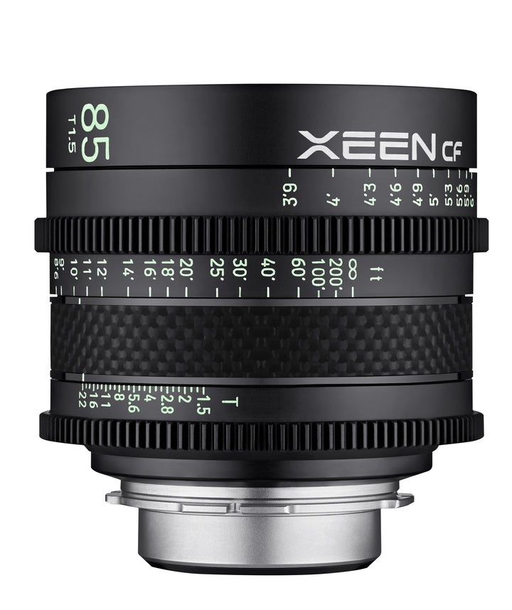 Samyang XEEN CF 85mm T1.5 - Obiettivo per cinema con attacco Sony E, leggero e compatto, ideale per gimbal e droni
