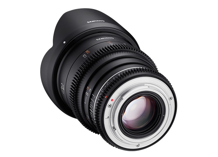 Samyang 24mm T1.5 MK2 VDSLR Obiettivo per Cinema per Fujifilm X - Nero