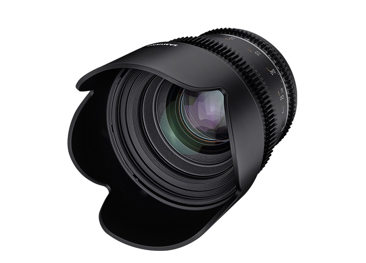 Samyang VDSLR 50mm T1.5 MK2 - Obiettivo per Cinema Micro Quattro Terzi, Distanza Focale Fissa, Follow Focus, Risoluzione 8K, Nero