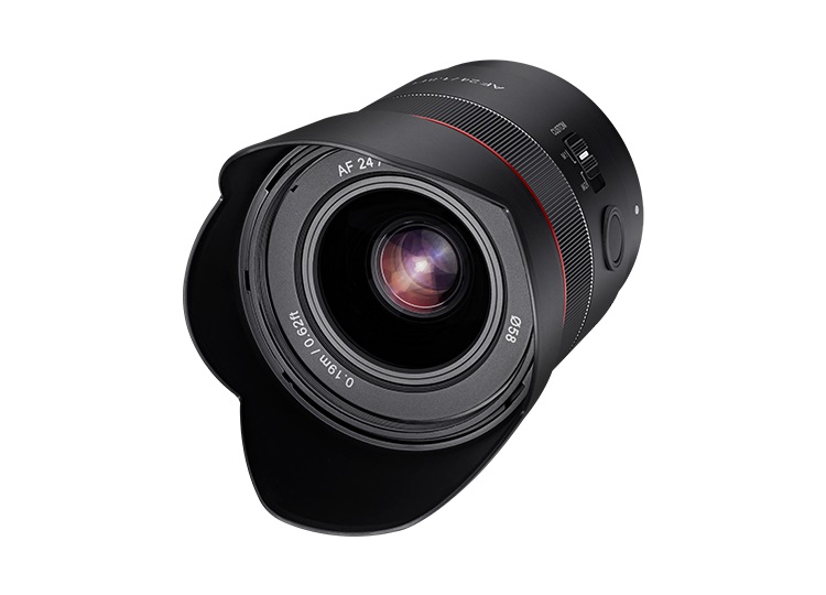 Samyang AF 24mm F1.8 - Obiettivo grandangolare Autofocus per Sony FE, E-Mount, Full Frame, 230g