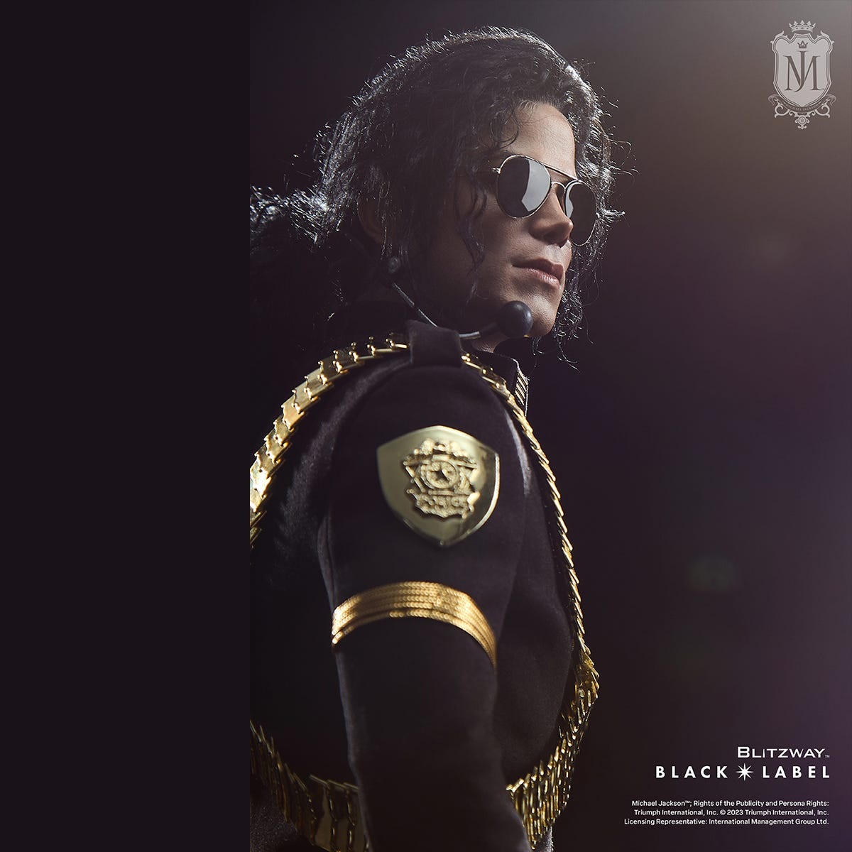 Blitzway Michael Jackson Black Label Statuetta 1/4 Scala 57 cm