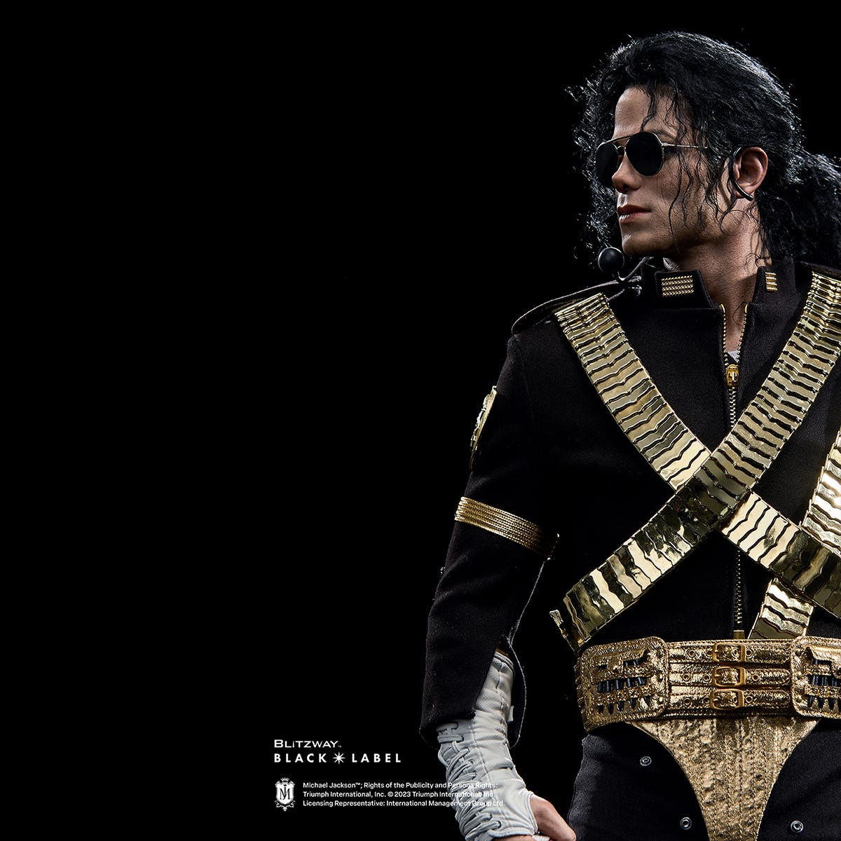 Blitzway Michael Jackson Black Label Statuetta 1/4 Scala 57 cm