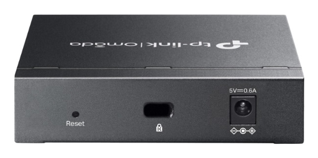 TP-Link Omada ES205G Switch Gestito 5 Porte Gigabit Ethernet (10/100/1000) con Supporto Power over Ethernet (PoE) - Montabile a Parete e Desktop