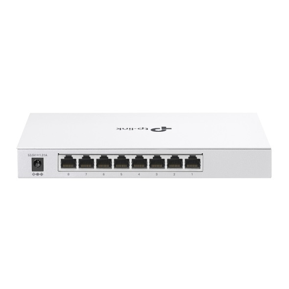 TP-Link Festa FS308GP - Switch Gigabit a 8 porte con 4 porte PoE (802.3af/at), budget PoE totale di 62 W, gestione cloud gratuita, colore Bianco