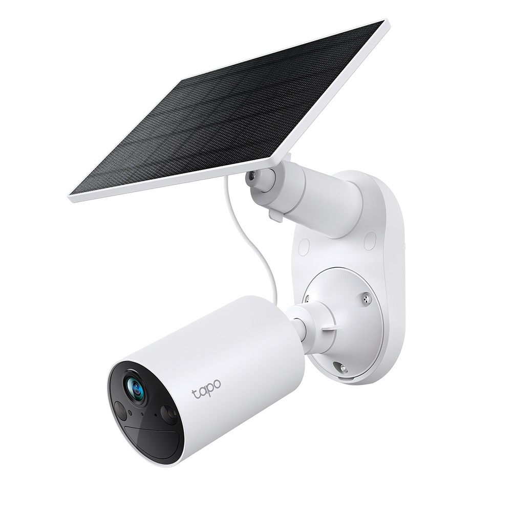 TP-Link Tapo TC82 KIT Telecamera di Sorveglianza Smart Wire-Free 2K Interno/Esterno con Pannello Solare e Audio Bidirezionale