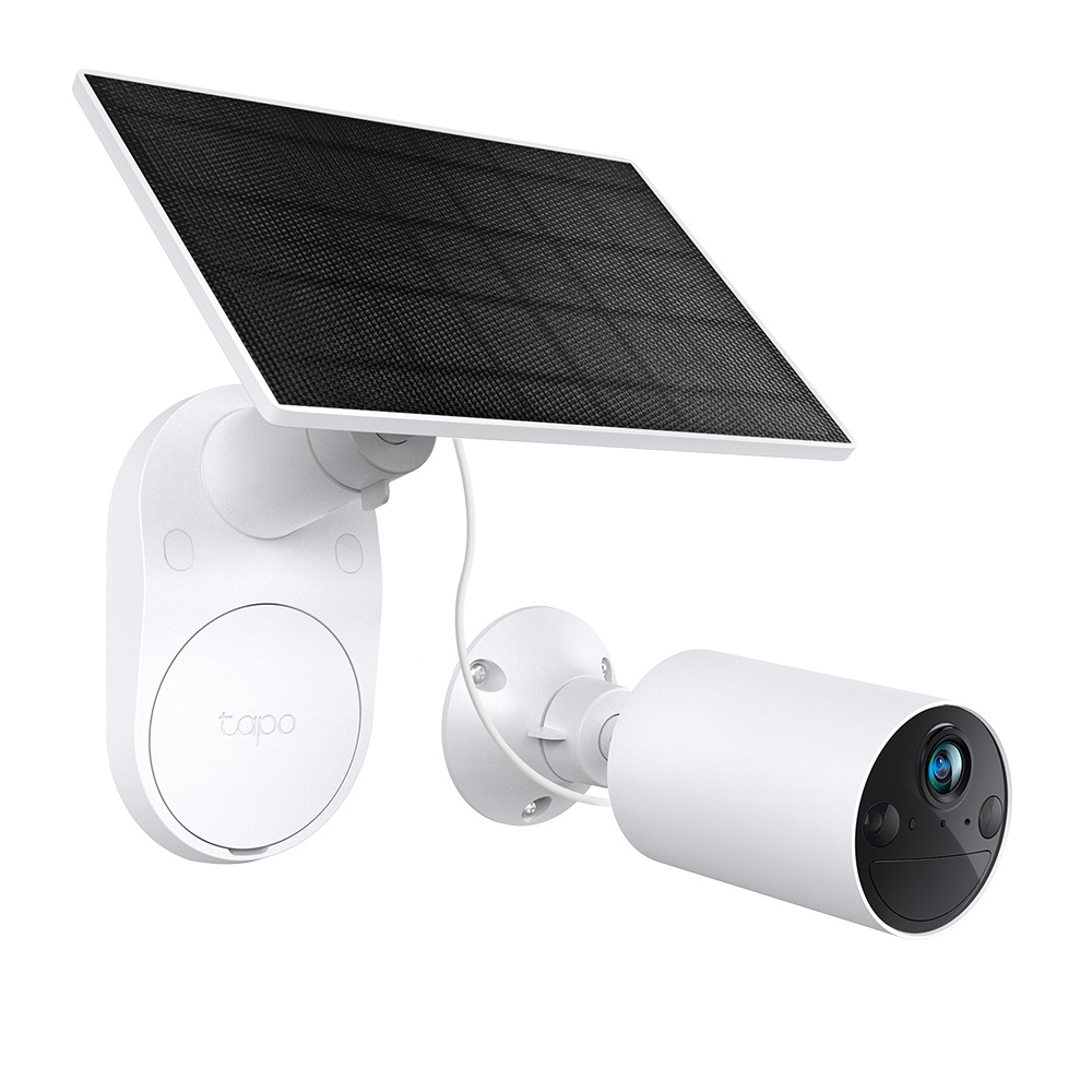 TP-Link Tapo TC82 KIT Telecamera di Sorveglianza Smart Wire-Free 2K Interno/Esterno con Pannello Solare e Audio Bidirezionale