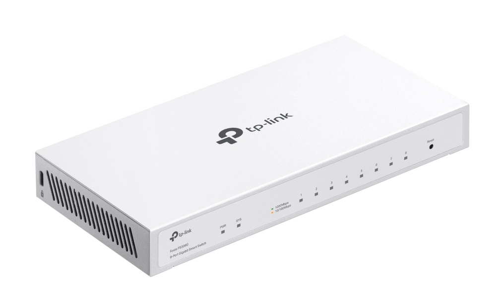 TP-Link Festa FS308G Switch Gigabit Gestito L2/L2 8 Porte 10/100/1000 con Supporto Power over Ethernet (PoE) e Gestione Cloud Gratuita