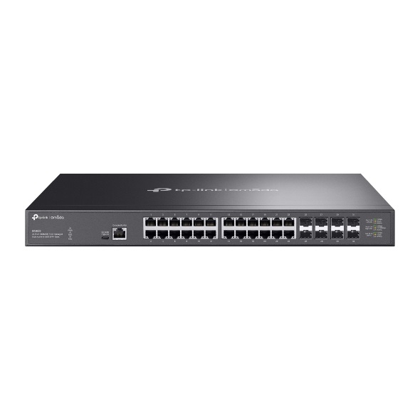 TP-Link Omada SX3832 Switch di Rete Gestito L2/L2 10G Ethernet 24 Porte RJ45 Multi-Gigabit e 8 Slot SFP 1U Nero