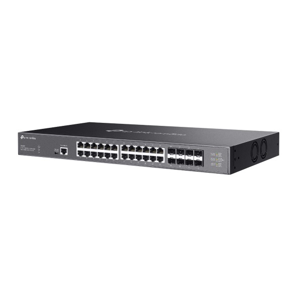 TP-Link Omada SX3832 Switch di Rete Gestito L2/L2 10G Ethernet 24 Porte RJ45 Multi-Gigabit e 8 Slot SFP 1U Nero