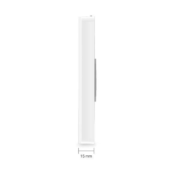 TP-Link Omada EAP615-WALL Access Point Wall-Plate WiFi 6 1774 Mbit/s Bianco con Supporto Power over Ethernet (PoE)