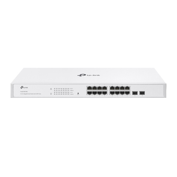TP-Link Festa FS318G - Switch Gigabit a 16 porte con 2 slot SFP, gestione cloud gratuita, routing statico, VLAN, ACL, IGMP Snooping, design senza ventole