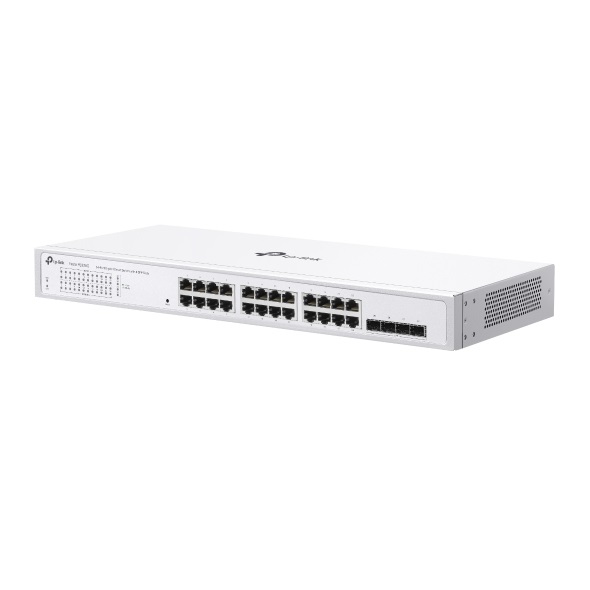 TP-Link Festa FS328G Smart Switch 28 Porte Gigabit con 4 SFP Slots, L2/L2 , 10/100/1000 Ethernet, Bianco
