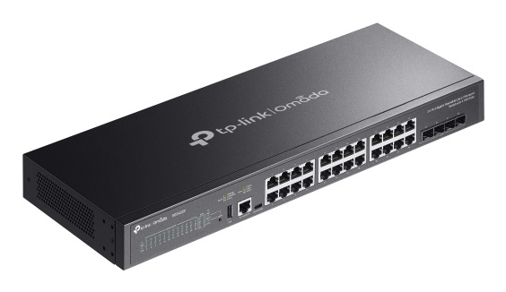 TP-Link Omada SG5428X Switch di Rete Gestito L3 24 Porte Gigabit Ethernet (10/100/1000) con 4 SFP 10G - Nero