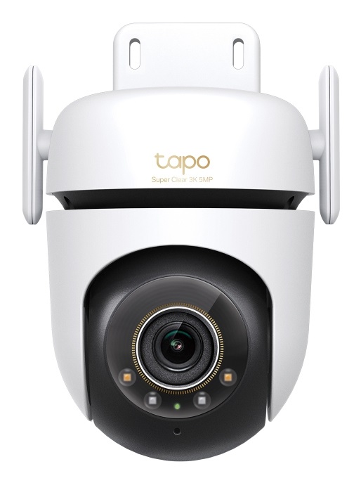 TP-Link TAPO C530WS Telecamera Wi-Fi Esterno 3K 5MP con Visuale 360°, Visione Notturna a Colori Starlight, Rilevamento AI, IP66, Wi-Fi o Ethernet, Allarme Sonoro e Luminoso