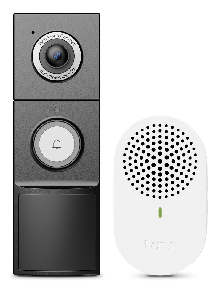 TP-Link Tapo D235 Videocitofono 2K 5MP con Visione Notturna a Colori, Campo Visivo 180°, Rilevamento Intelligente e Audio Bidirezionale