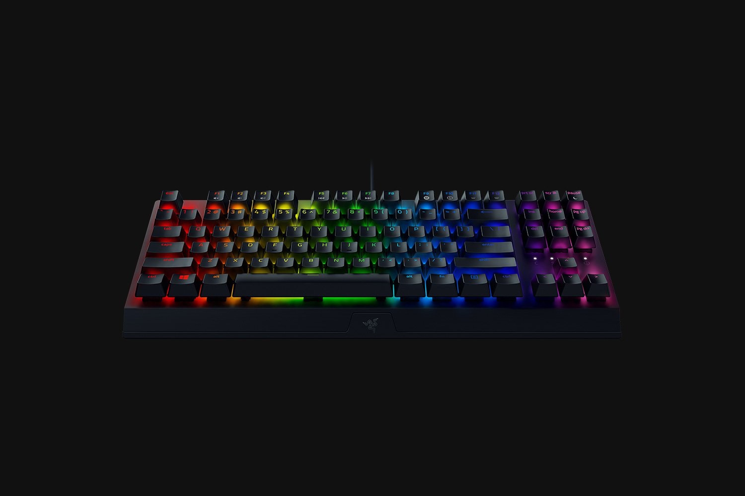 Razer BlackWidow V3 Tenkeyless - Tastiera Meccanica Compatta con Interruttore Yellow, Layout QWERTY US, USB e Illuminazione LED RGB