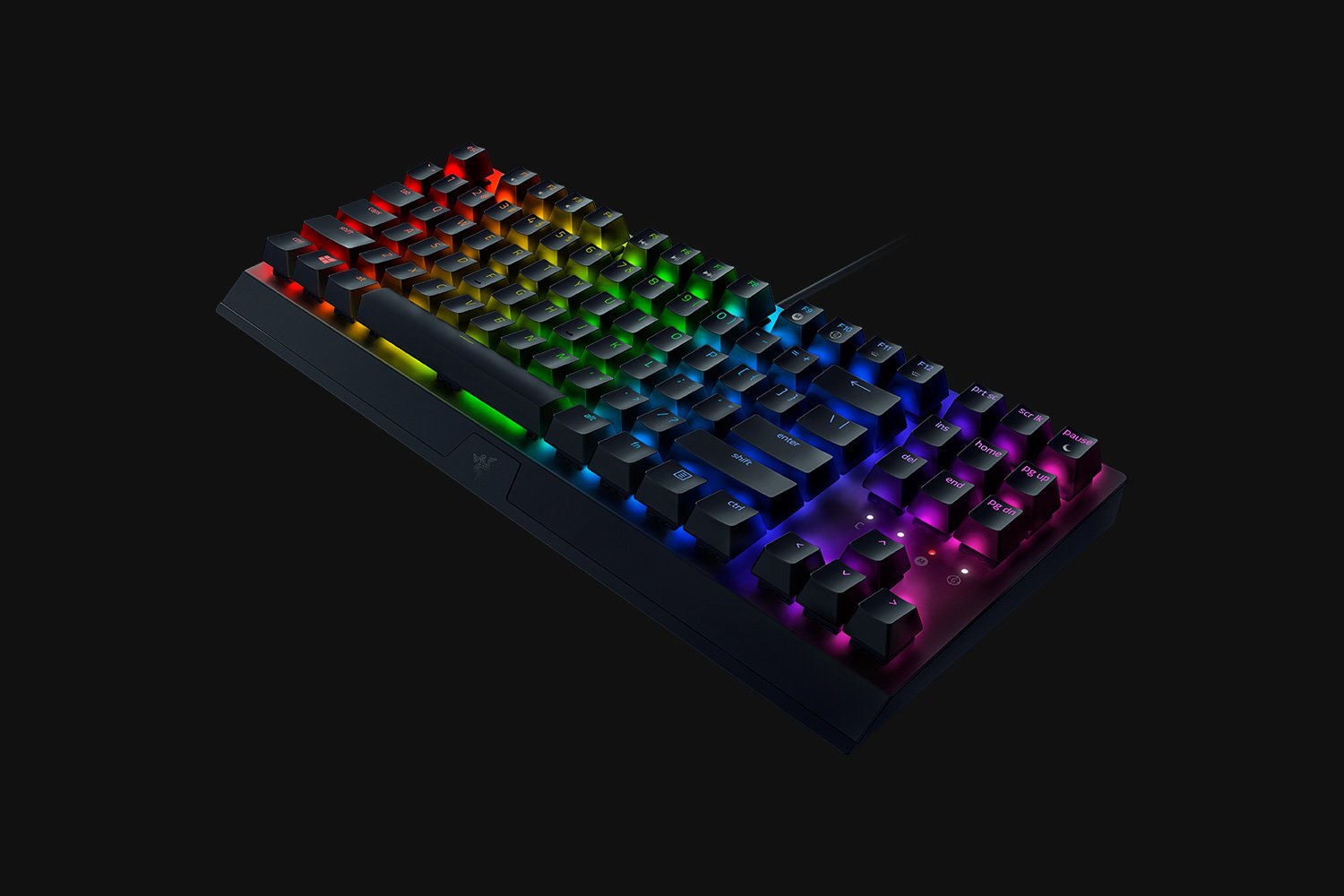 Razer BlackWidow V3 Tenkeyless - Tastiera Meccanica Compatta con Interruttore Yellow, Layout QWERTY US, USB e Illuminazione LED RGB