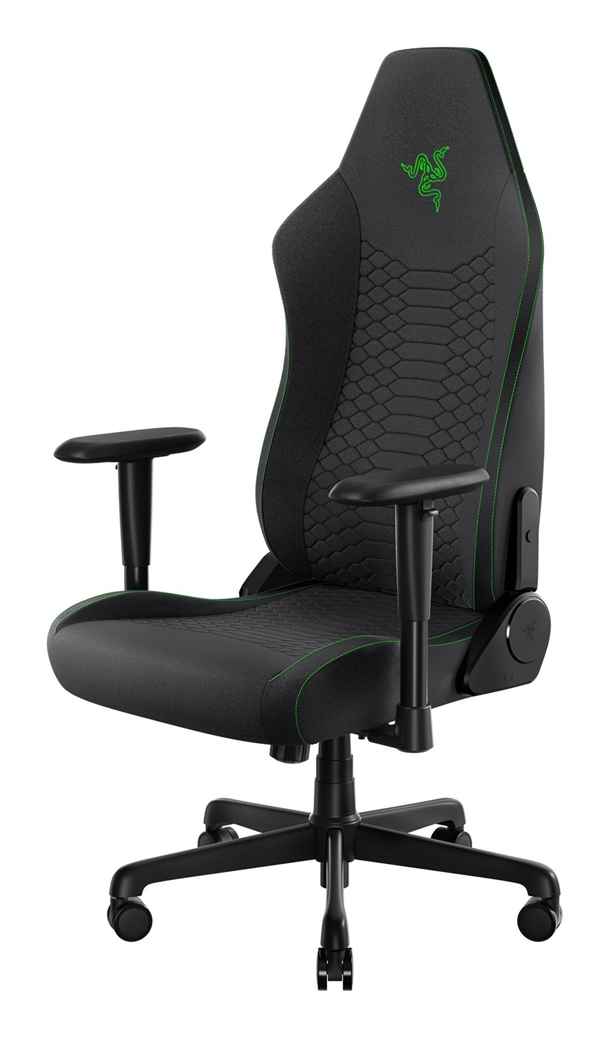 Razer Iskur V2 X Sedia Gaming Ergonomica in Tessuto Nero con Schienale Regolabile e Telaio in Fibra di Carbonio