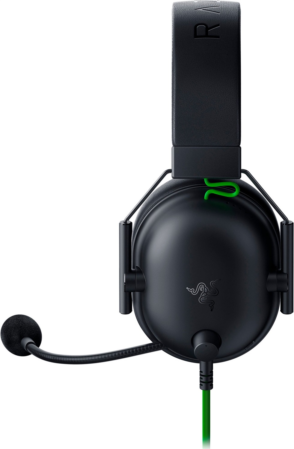 Razer Blackshark V2 X Auricolare Cablato Gaming Over-Ear con Microfono HyperClear, Frequenza 12-28000 Hz, Colore Nero e Verde