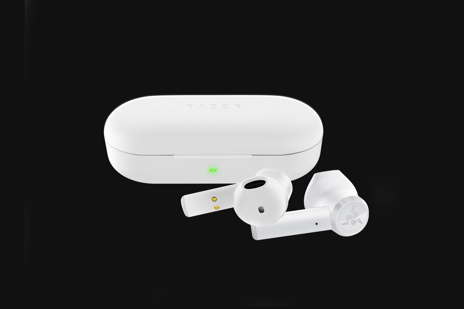 Razer Hammerhead True Wireless - Auricolari In-ear Bluetooth 5.0 con Driver da 13 mm, Bassa Latenza, Supporto Touch e Custodia di Ricarica - Colore Mercury