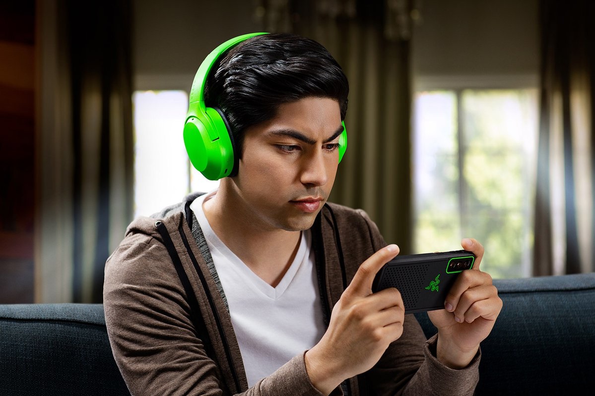 Razer Opus X - Cuffie Wireless a Bassa Latenza con Tecnologia ANC, Bluetooth 5.0, Driver da 40 mm, Verde