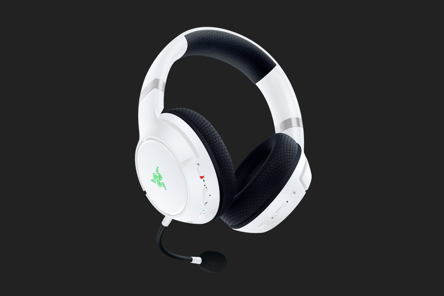 Razer Kaira Pro - Auricolare Wireless A Padiglione per Xbox Series X/S e Mobile Gaming, Driver TriForce in Titanio da 50 mm, Microfono Supercardioide HyperClear, Bianco