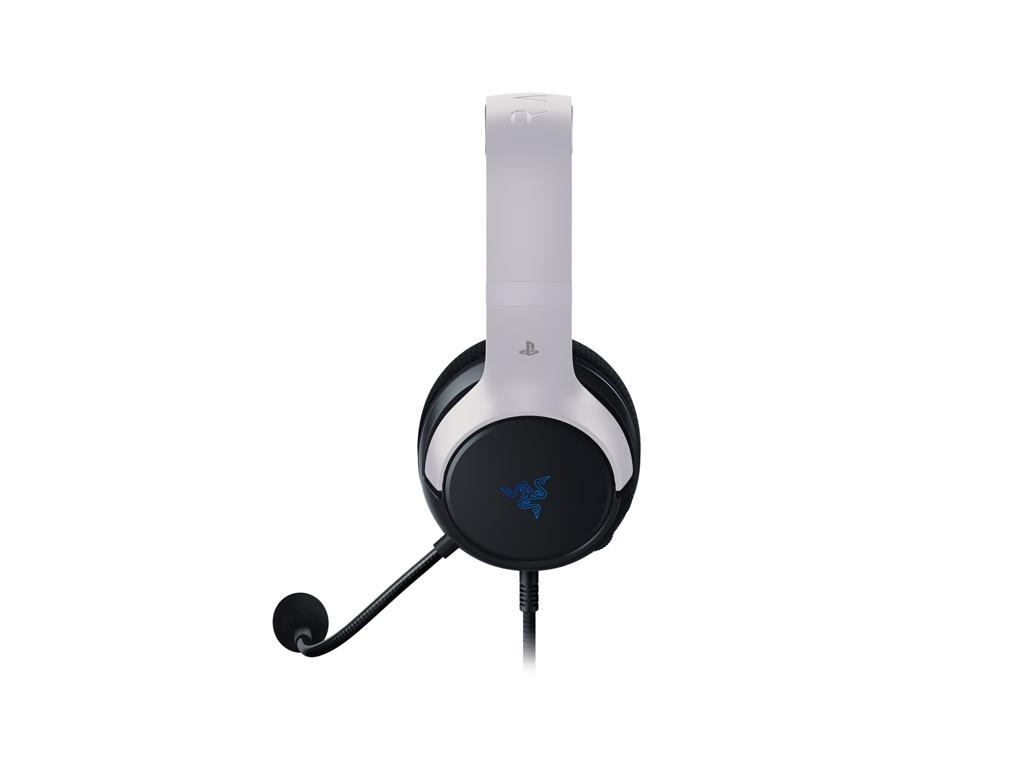 Razer Kaira X - Cuffie Gaming Cablate Over-ear per PlayStation 5, Nero e Bianco, con Controllo del Volume e Microfono