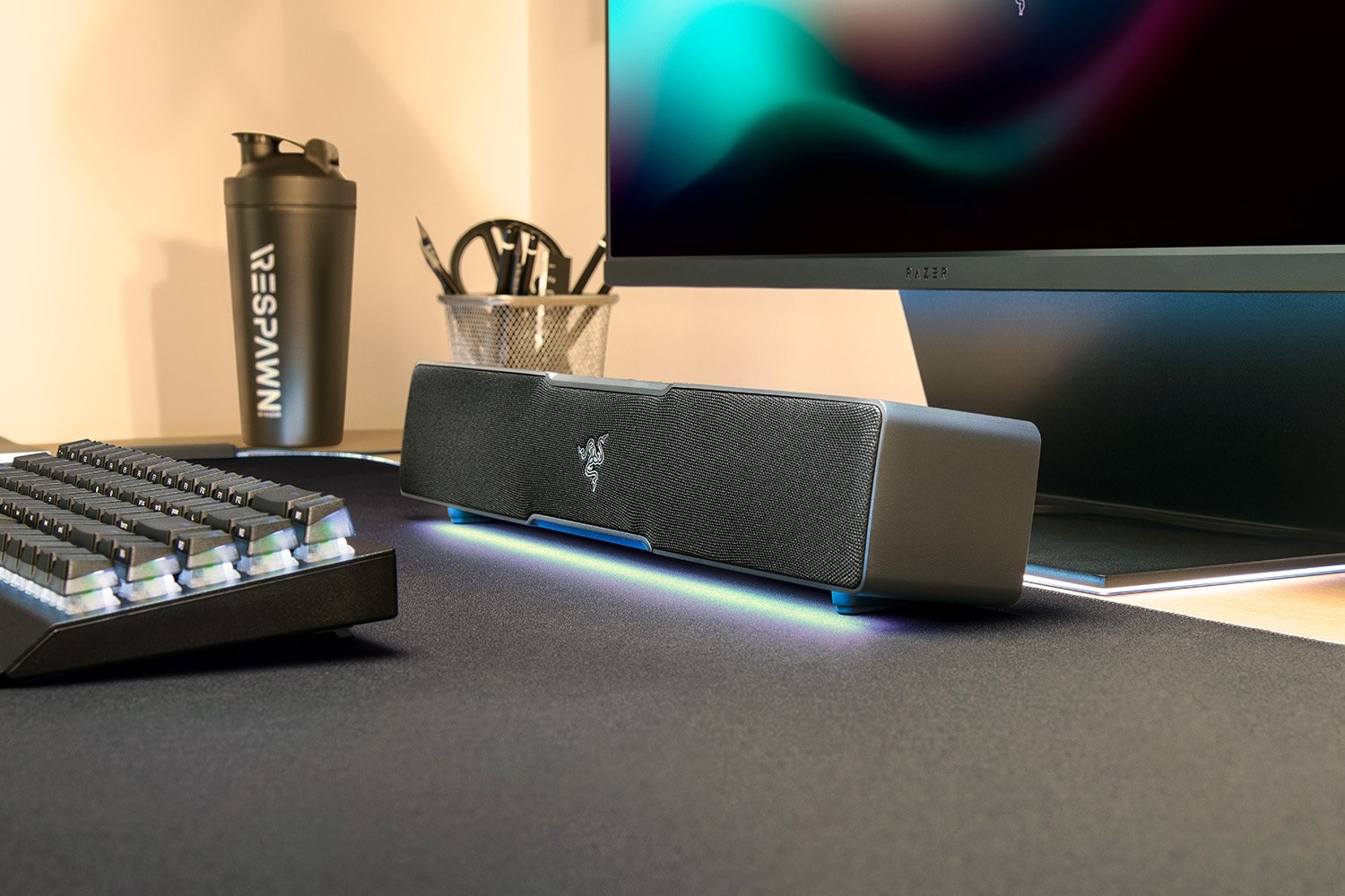 Razer Leviathan V2 X - Soundbar per PC Gaming con driver full-range, Bluetooth 5.0 e alimentazione USB-C, Nero