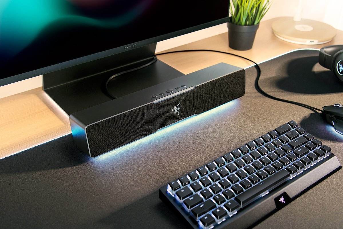 Razer Leviathan V2 X - Soundbar per PC Gaming con driver full-range, Bluetooth 5.0 e alimentazione USB-C, Nero