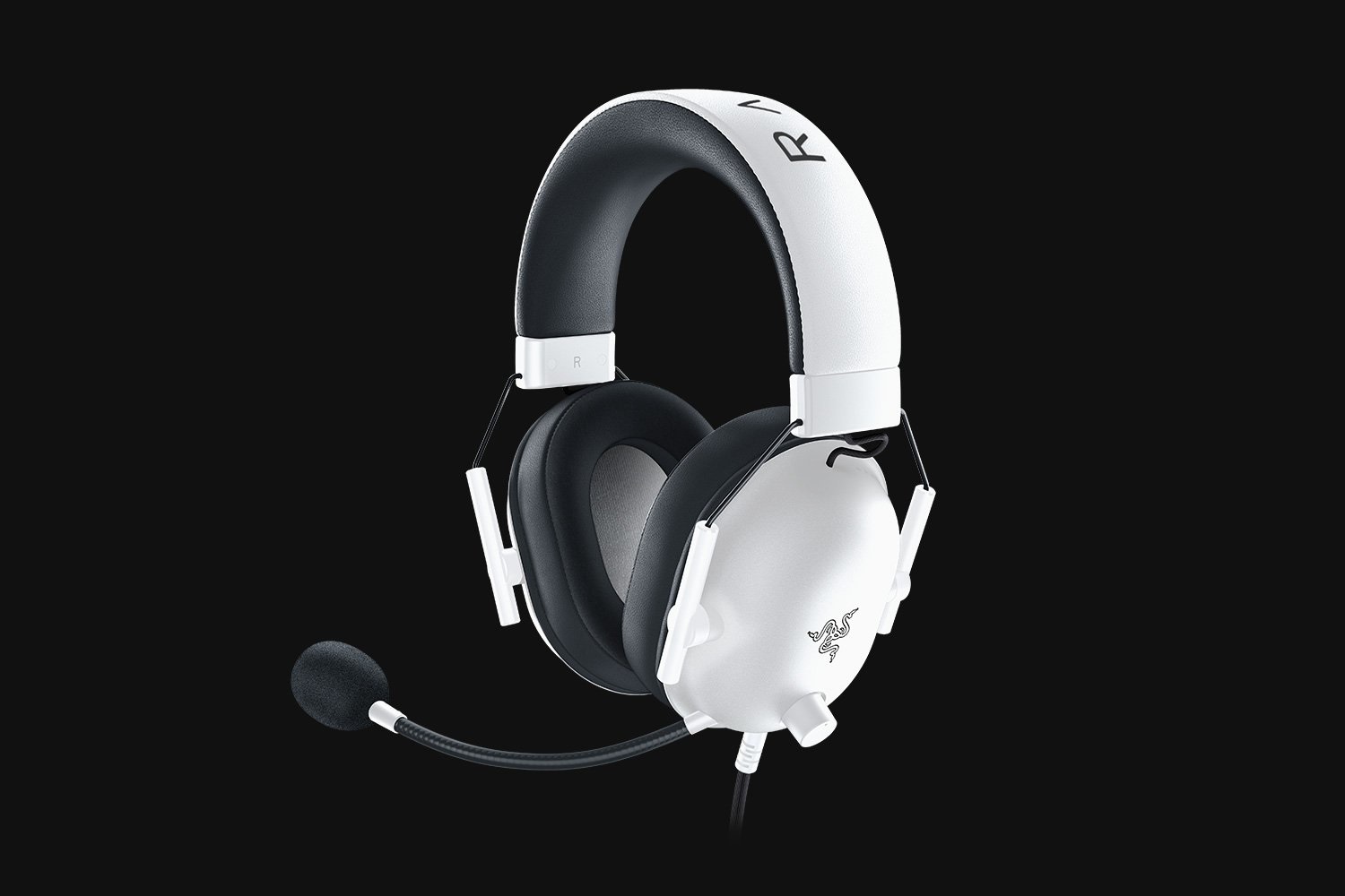 Razer BlackShark V2 X - Auricolare Cablato Gaming Bianco con Driver TriForce da 50 mm, Microfono Cardioide HyperClear e Audio Surround 7.1