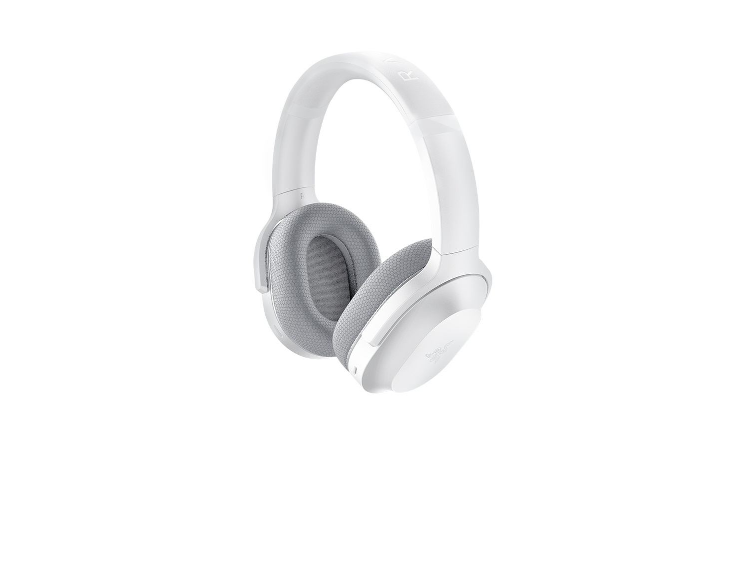 Razer Barracuda - Cuffie Wireless Over-ear con Microfoni a Cancellazione di Rumore, TriForce Titanium 50 mm, Doppia Modalità Wireless, USB tipo-C, Grigio e Bianco