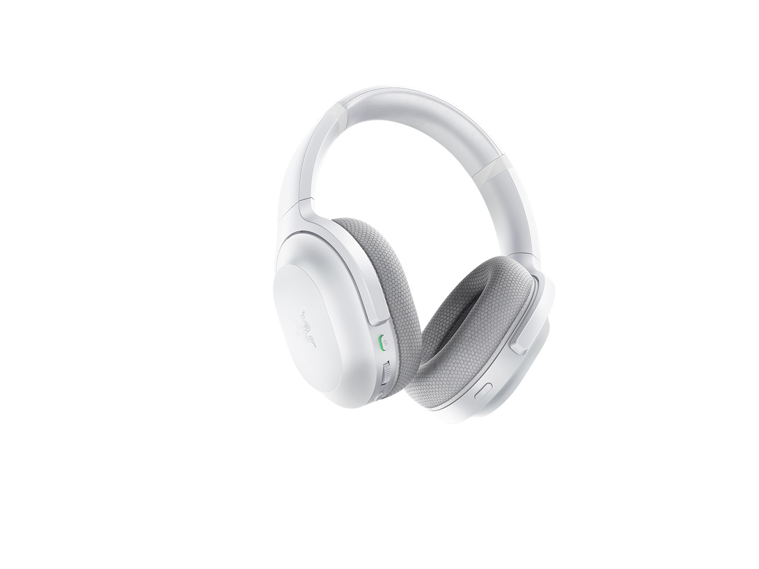 Razer Barracuda - Cuffie Wireless Over-ear con Microfoni a Cancellazione di Rumore, TriForce Titanium 50 mm, Doppia Modalità Wireless, USB tipo-C, Grigio e Bianco