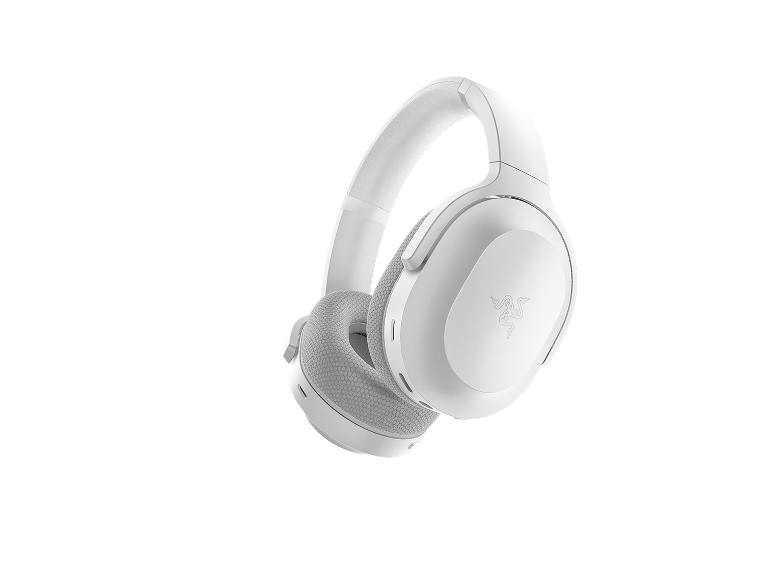 Razer Barracuda - Cuffie Wireless Over-ear con Microfoni a Cancellazione di Rumore, TriForce Titanium 50 mm, Doppia Modalità Wireless, USB tipo-C, Grigio e Bianco