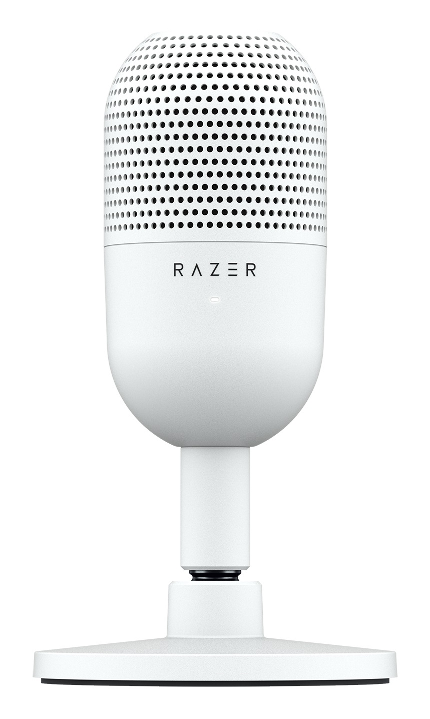 Razer RZ19-05050300-R3M1 Microfono da Tavolo Bianco - Sensibilità 110 dB, Frequenza 20-20000 Hz, Cablato USB Tipo-C