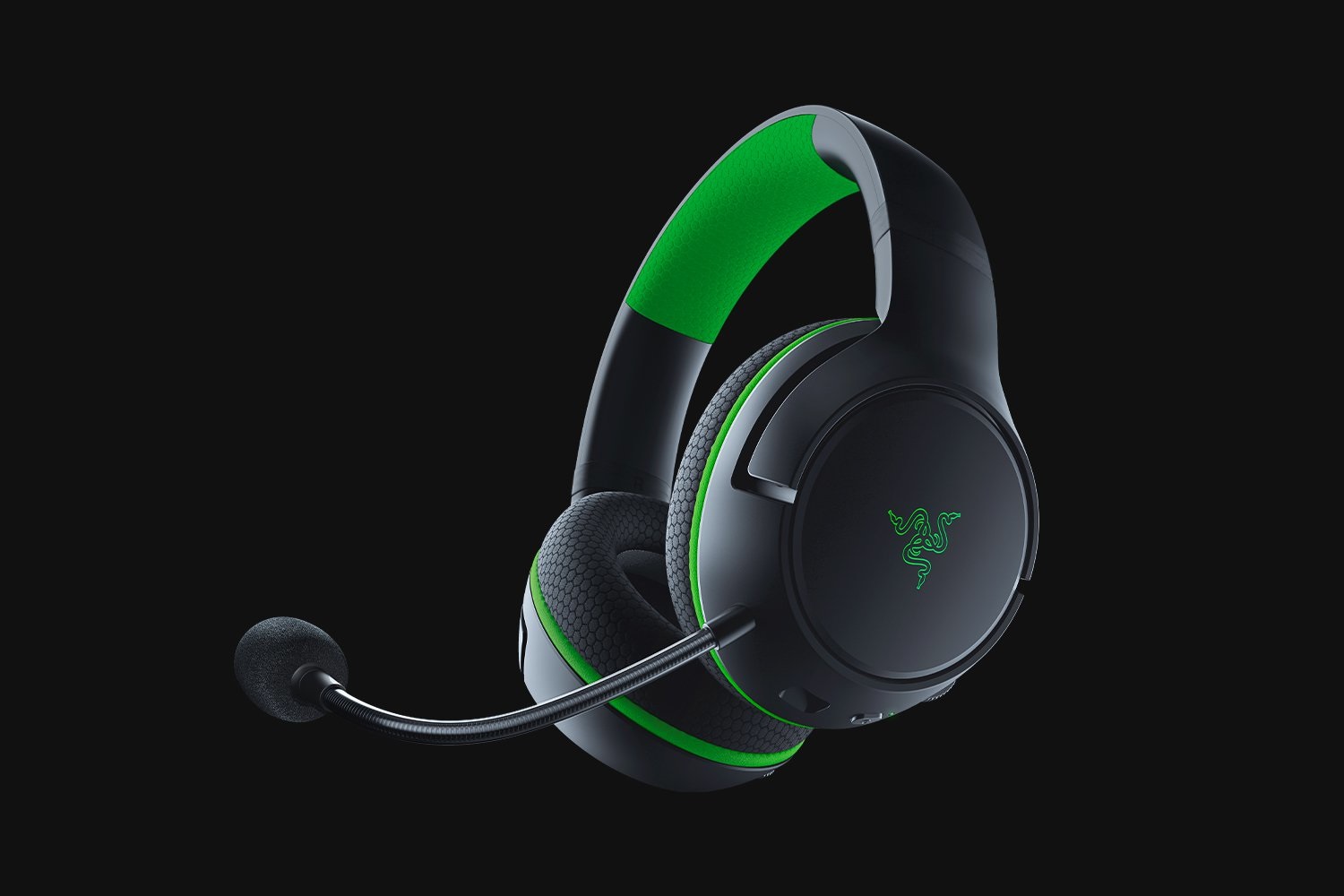 Razer Kaira HyperSpeed - Cuffie da gioco wireless multipiattaforma per Xbox con Driver TriForce da 50 mm e Microfono cardioide HyperClear, Nero