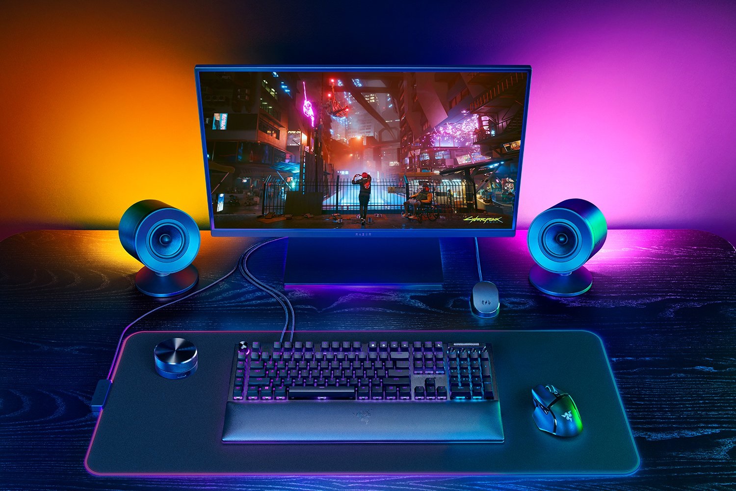 Razer Nommo V2 Pro - Altoparlanti da Gaming 2.1 con Subwoofer Wireless, Driver Full Range da 3