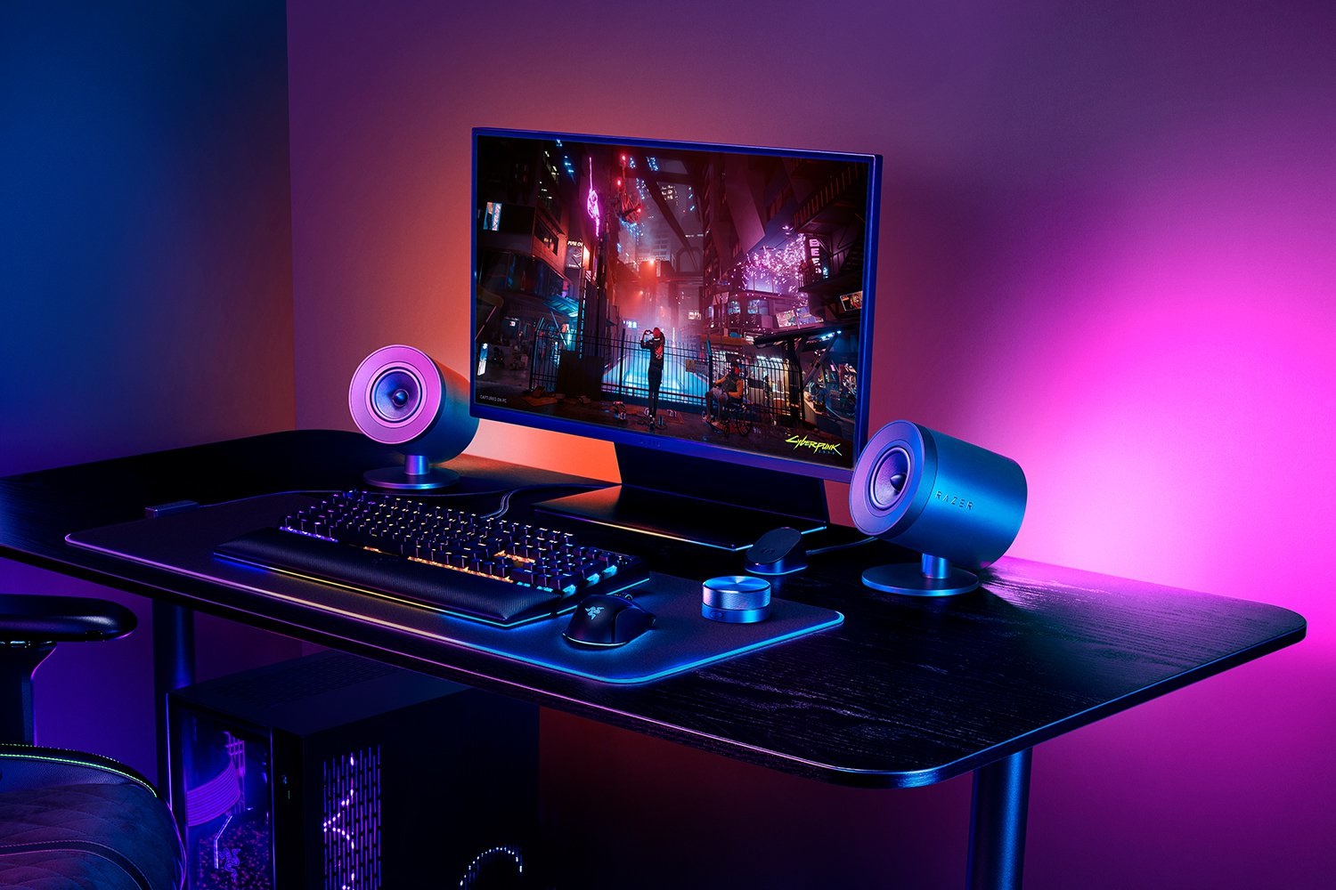 Razer Nommo V2 Pro - Altoparlanti da Gaming 2.1 con Subwoofer Wireless, Driver Full Range da 3