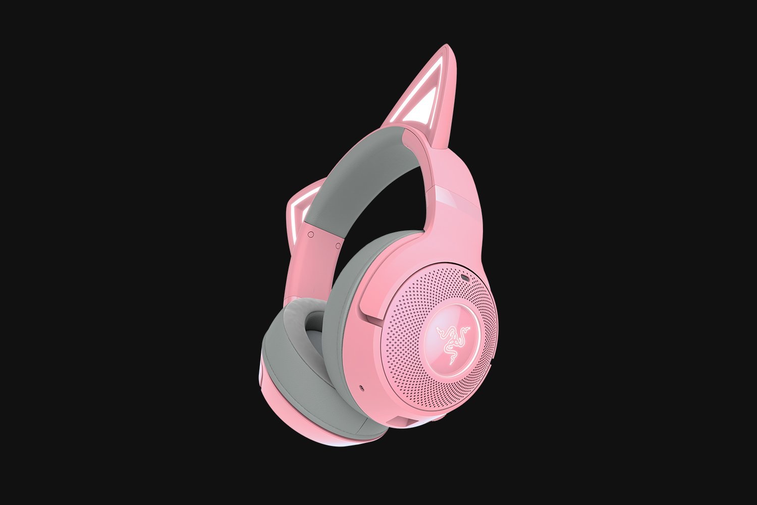 Razer Kraken Kitty V2 - Cuffie Gaming Wireless Bluetooth Rosa con Driver TriForce e Illuminazione RGB