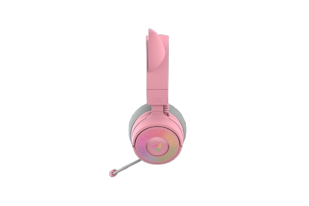 Razer Kraken Kitty V3 Pro - Auricolari Gaming RGB Quartz con Microfono e Audio Surround