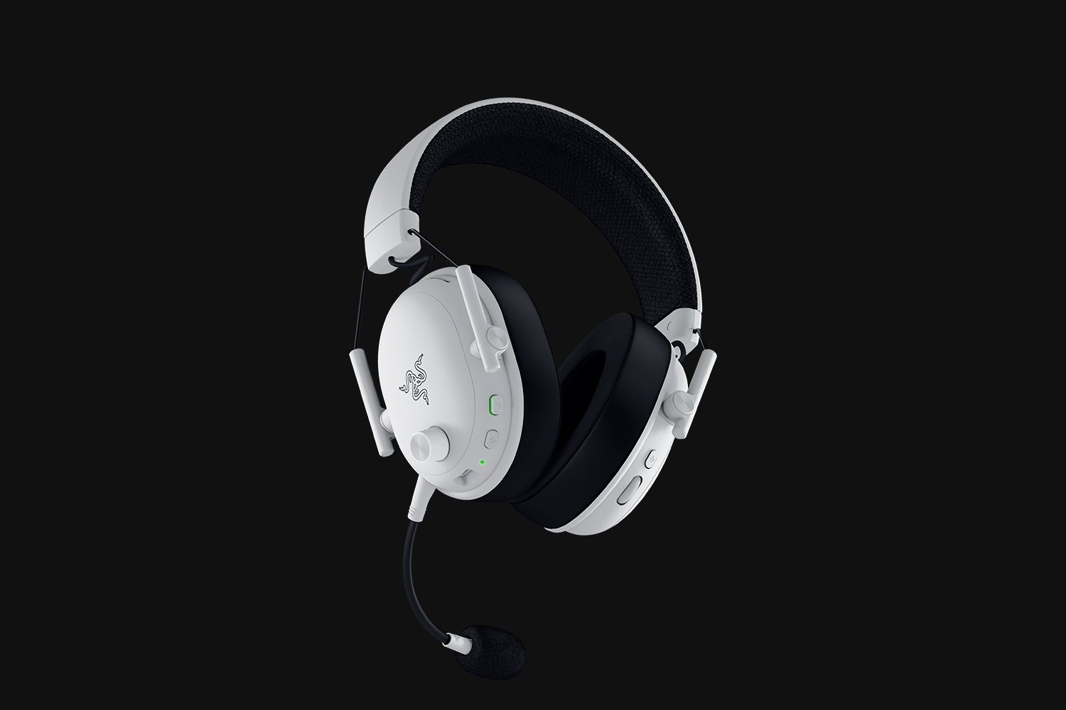 Razer BlackShark V3 - Cuffie wireless per eSport con Driver TriForce da 50 mm, Microfono a banda larga rimovibile, THX Spatial Audio, Wireless 2,4 GHz & Bluetooth, Profili FPS - Bianco