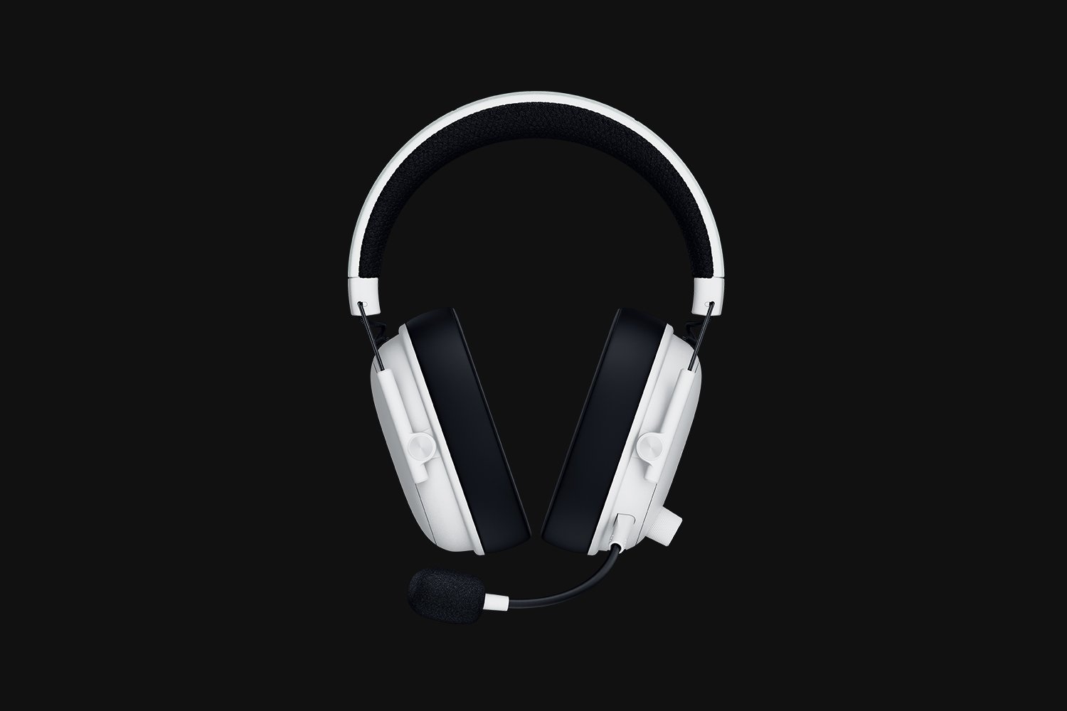 Razer BlackShark V3 - Cuffie wireless per eSport con Driver TriForce da 50 mm, Microfono a banda larga rimovibile, THX Spatial Audio, Wireless 2,4 GHz & Bluetooth, Profili FPS - Bianco