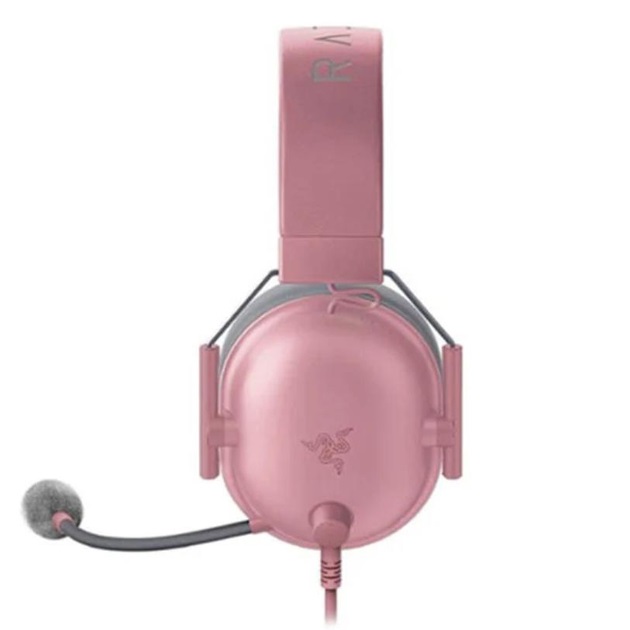 Razer Cuffie Gaming BlackShark V2 X - Rosa, Audio Straordinario e Microfono Nitido per PlayStation