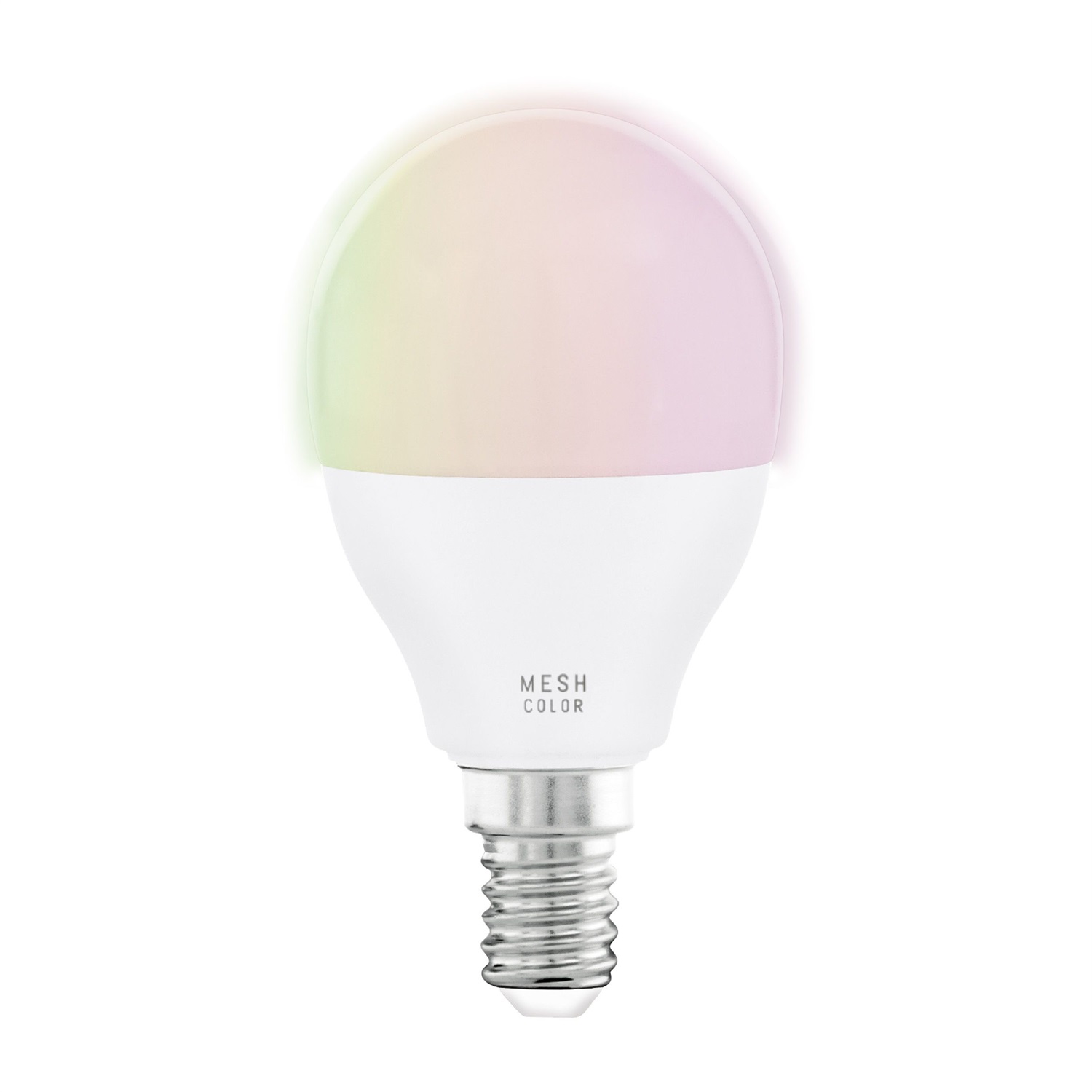 Eglo Lampadina LED E14 Dimmerabile RGB con Telecomando e Controllo Vocale, 470 Lumen