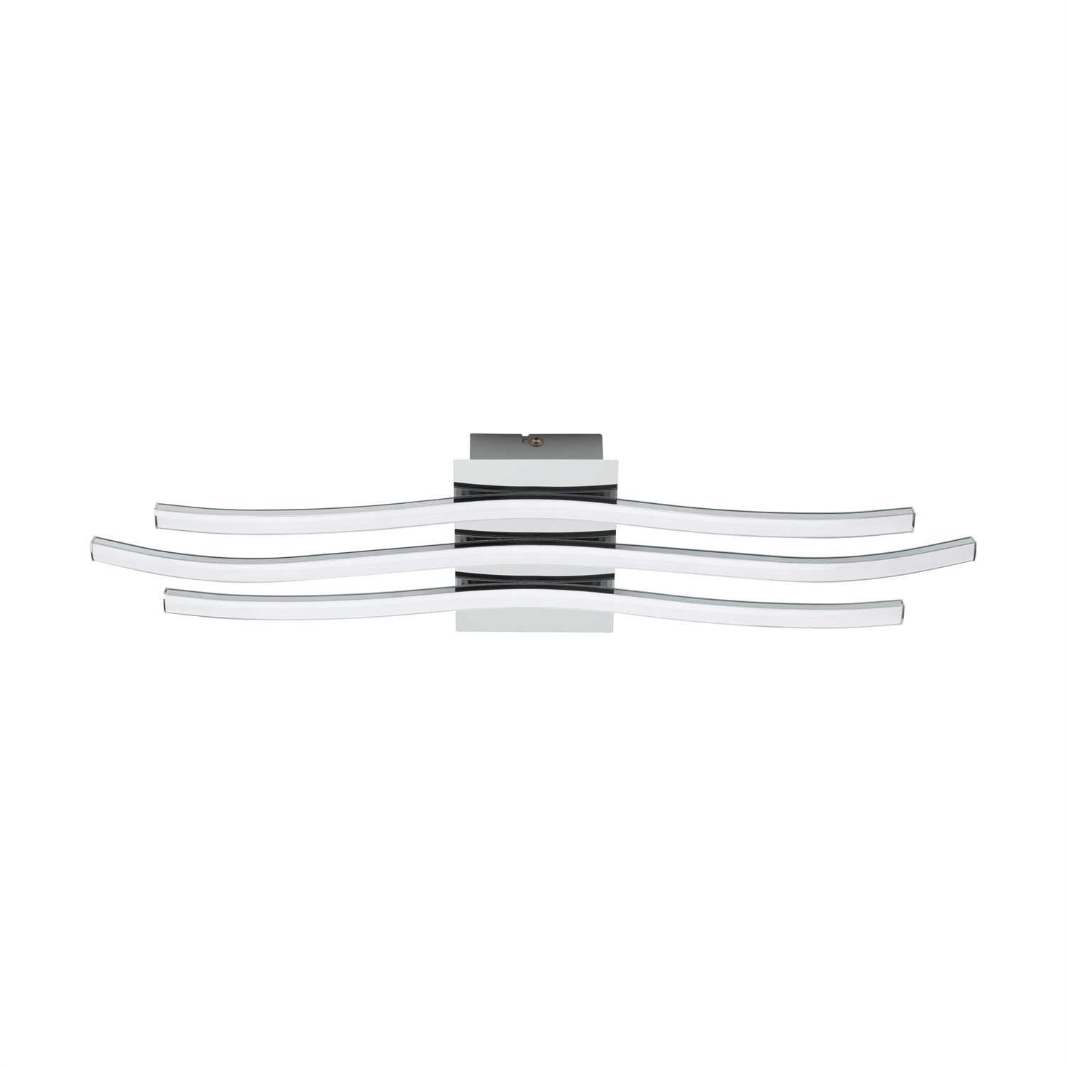 Eglo Roncade Lampada LED da Parete o Soffitto in Alluminio Cromato, 26W, 2400 Lumen, 3000K