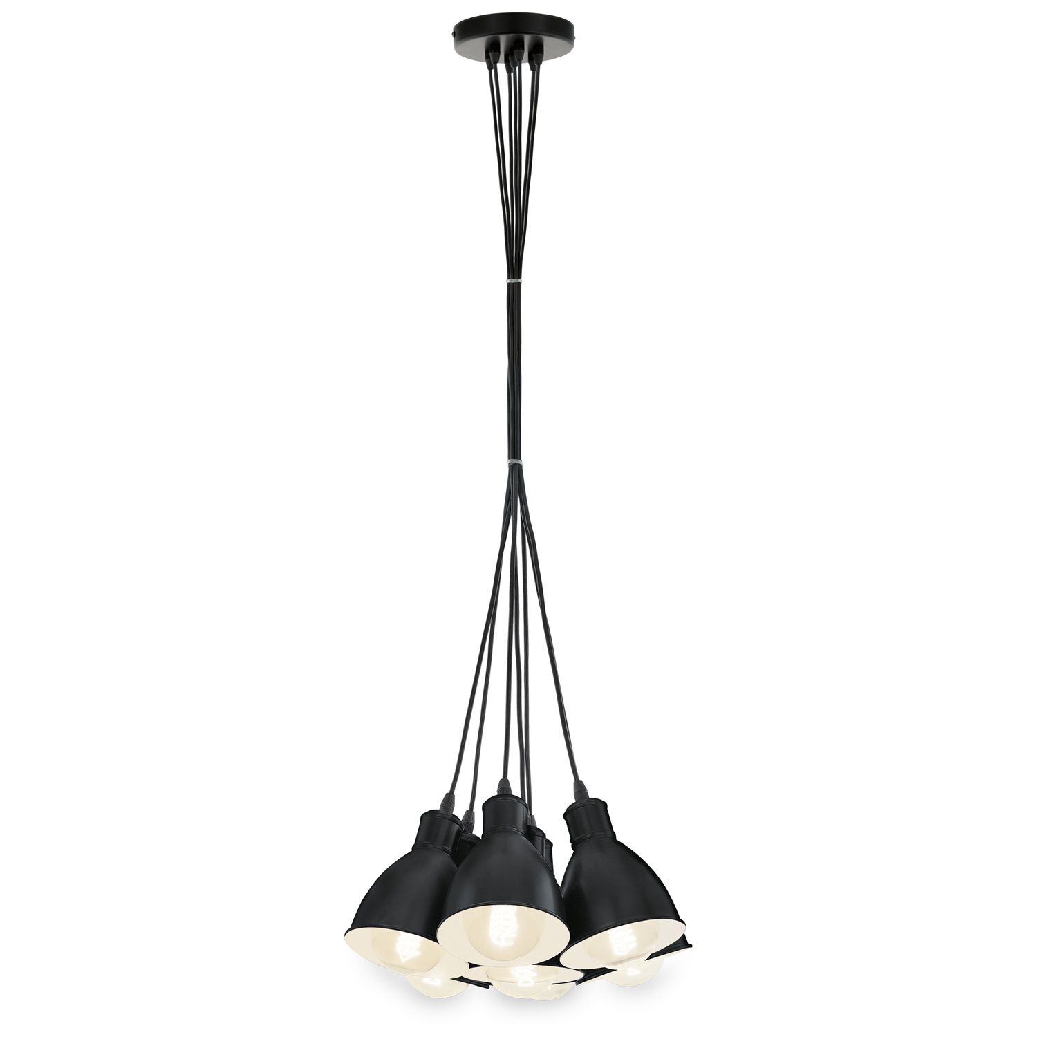 EGLO Priddy lampada a sospensione Supporto flessibile E27