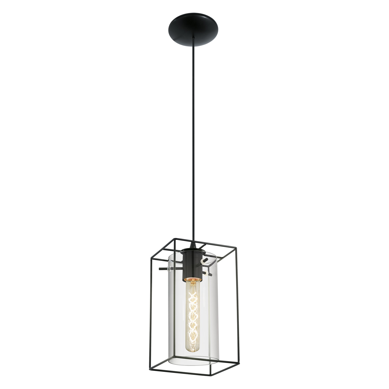 EGLO Loncino lampada a sospensione Supporto flessibile E27