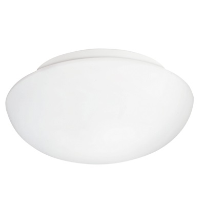 EGLO Plafoniera Ella 81636 - Lampada da soffitto in vetro bianco satinato, E27, 60W, Design moderno, Alta qualità