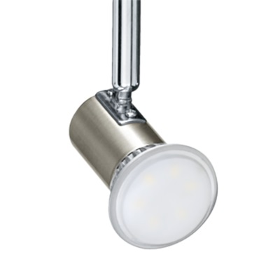 Eglo Rottelo Faretto Spot in Acciaio Nichel Satinato con Lampadina GU10 LED Inclusa