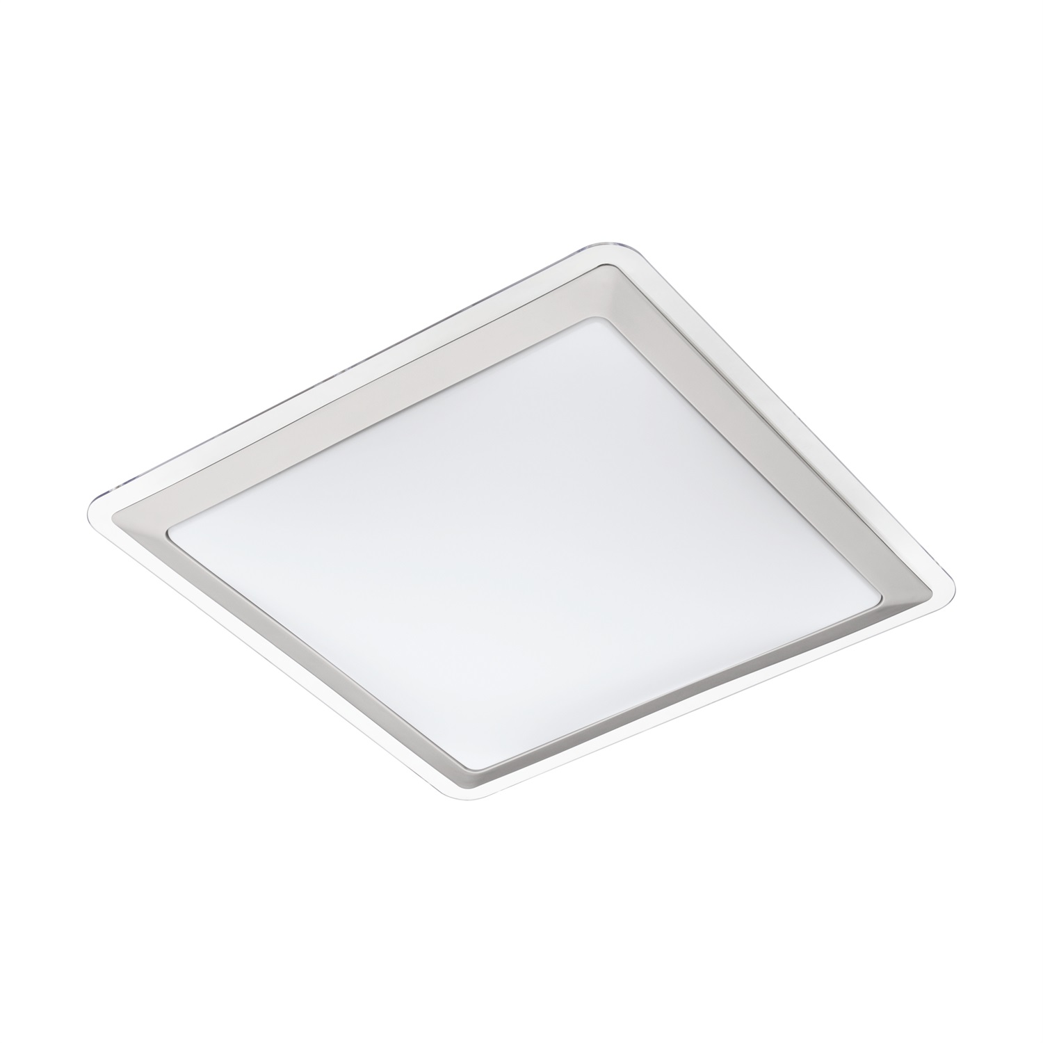 Eglo Competa Plafoniera LED 24W in Acciaio Bianco - 2500 Lumen, 34 cm